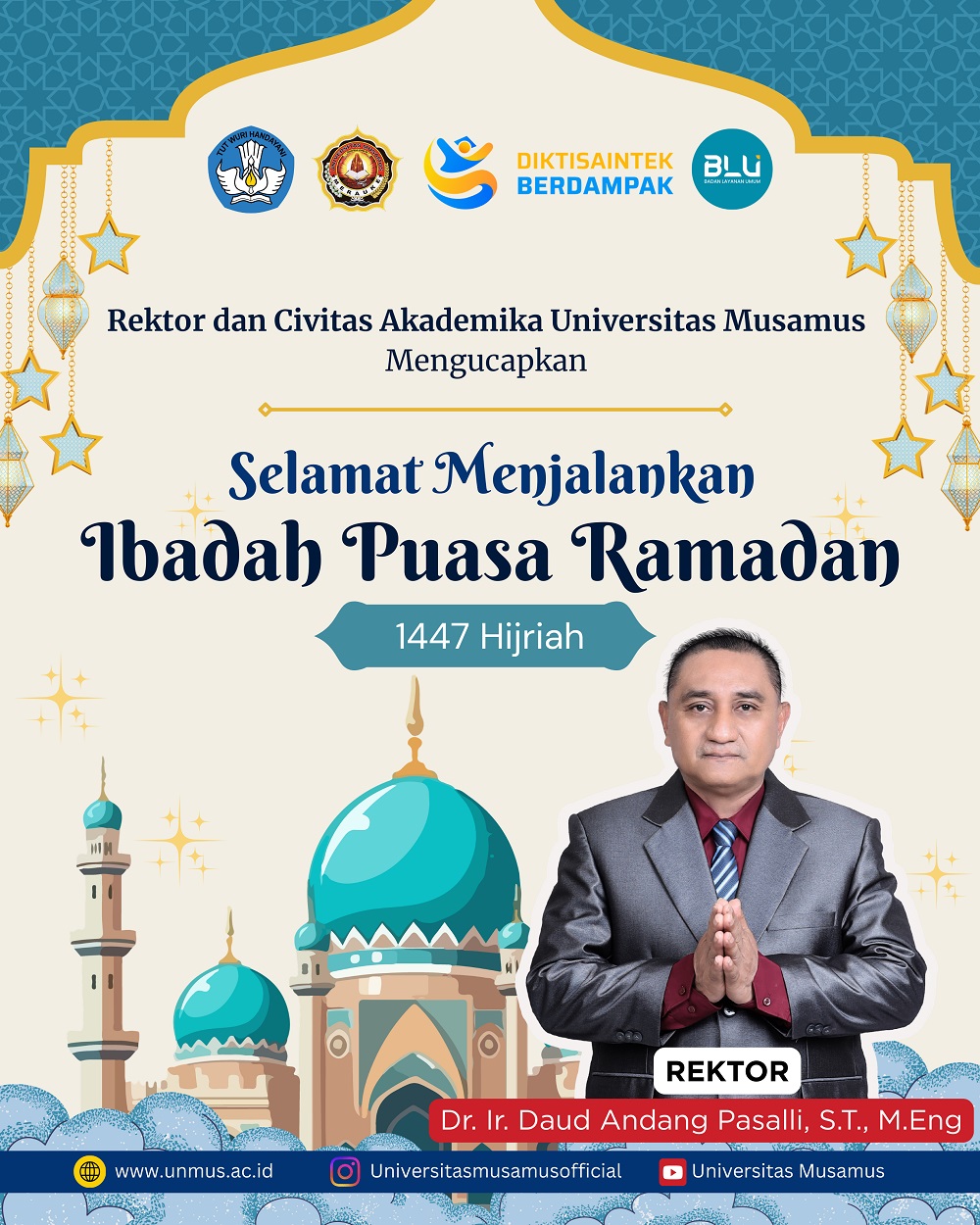 SELAMAT MENJALANKAN IBADAH PUASA RAMADAN 1447 H
