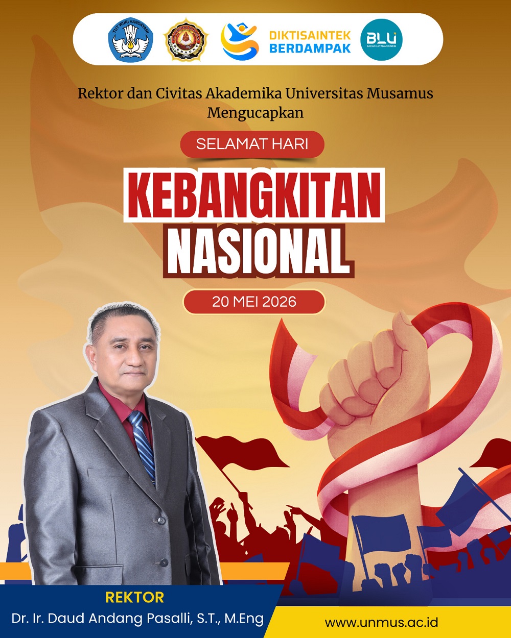 SELAMAT HARI KEBANGKITAN NASIONAL 20 MEI 2026