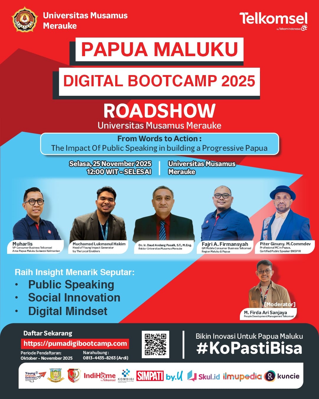 Campus Roadshow Papua Maluku Digital Bootcamp 2025 Chapter Universitas Musamus Merauke