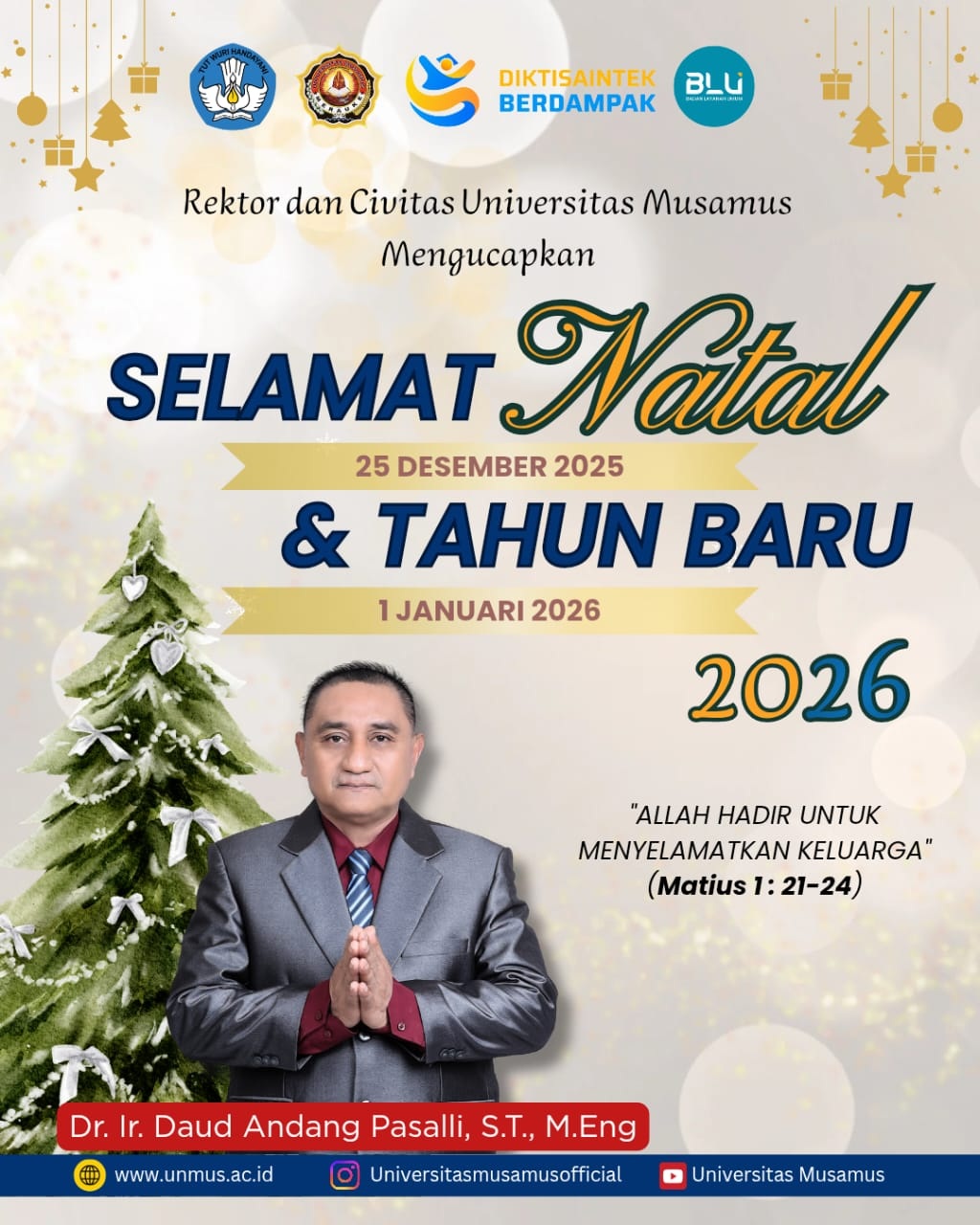 SELAMAT NATAL DAN TAHUN BARU 2026